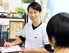 施術の様子